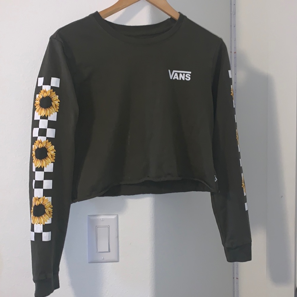 green vans long sleeve